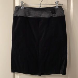 Behnaz Sarafpour x Target Black Velour Skirt Size 1 NWT